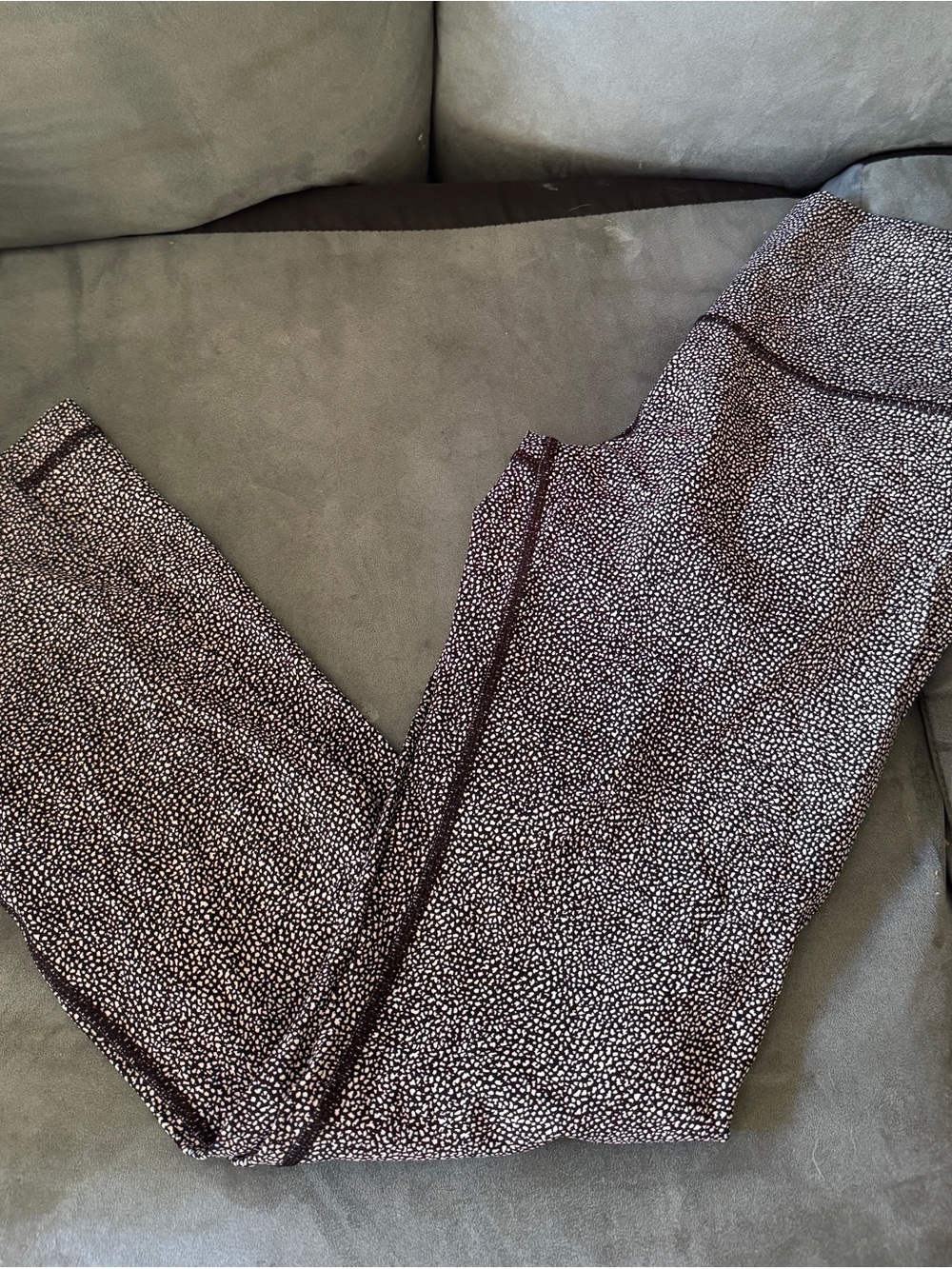 Lululemon Align Leggings Black & White Speckle Sz 8 NWOT